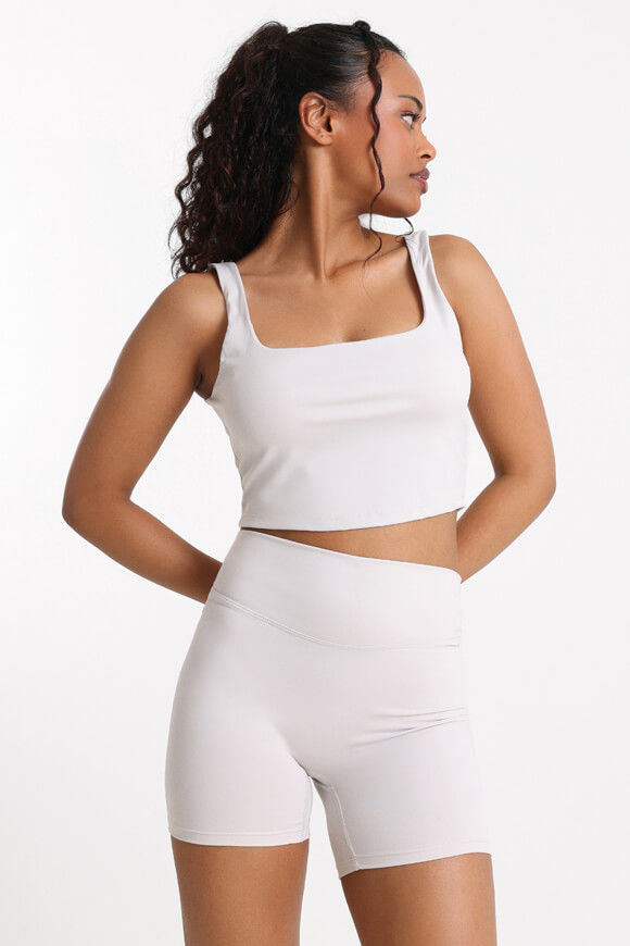 LA SHADY Crop Top | Hellbeige | Damen  | L von LA SHADY