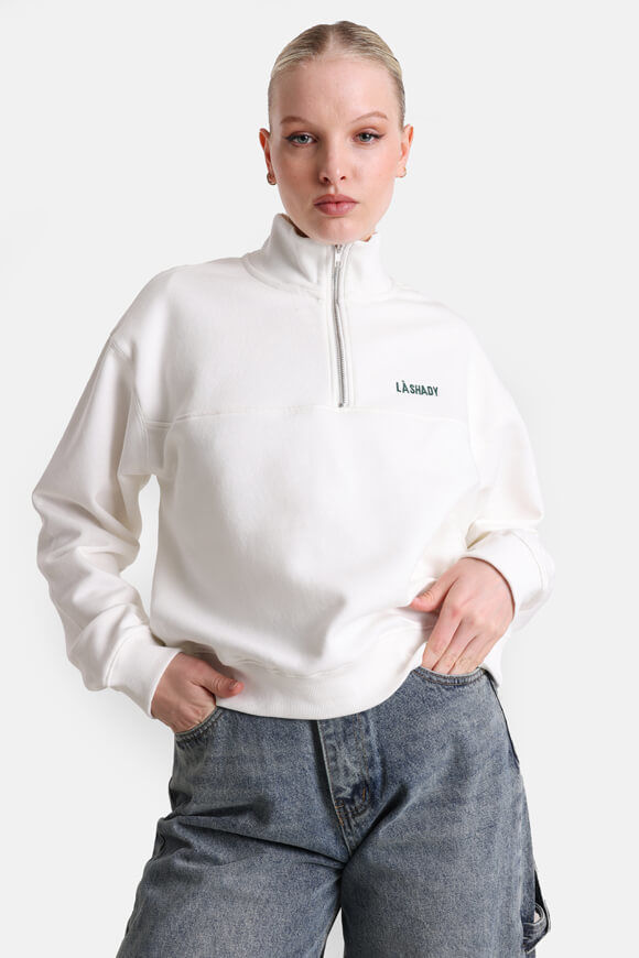 LA SHADY Oversize Sweatshirt | Offwhite | Damen  | L von LA SHADY