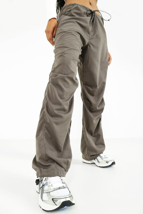 LA SHADY Parachutehose | Dunkelgrau | Damen  | XS von LA SHADY