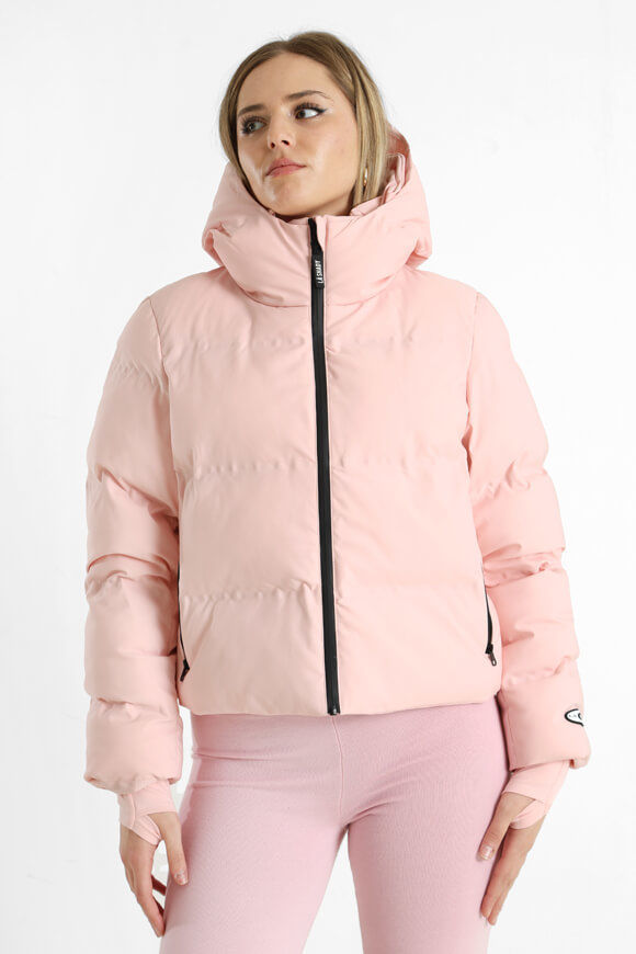 LA SHADY Pufferjacke | Pink + Schwarz | Damen  | L von LA SHADY