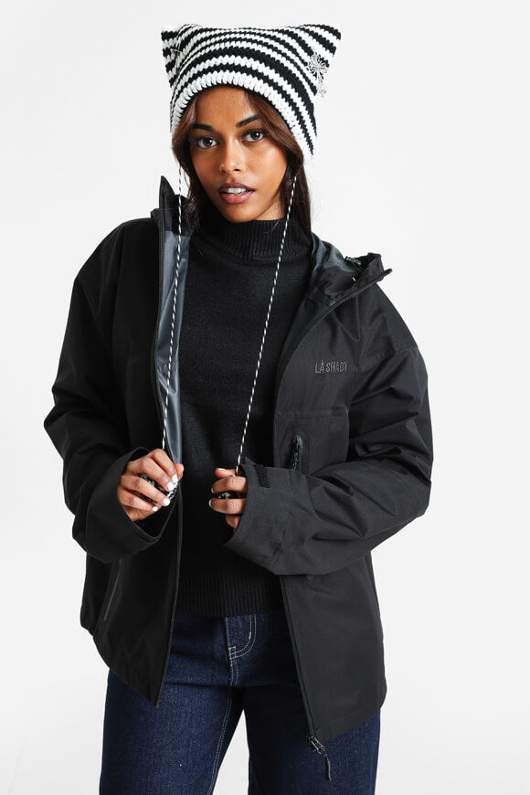 LA SHADY Regenjacke | Schwarz | Damen  | L von LA SHADY