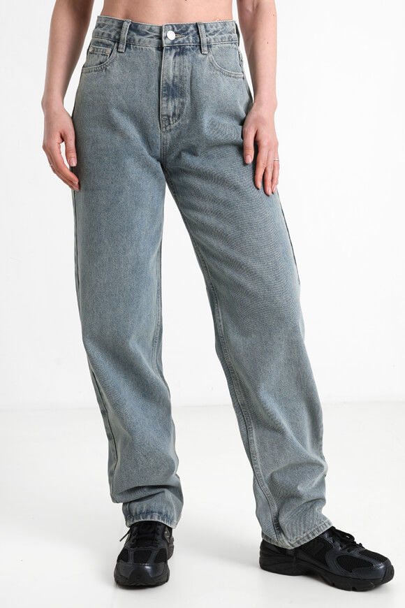 LA SHADY Straight Fit Jeans | Gewaschen Blau | Damen  | 32 von LA SHADY