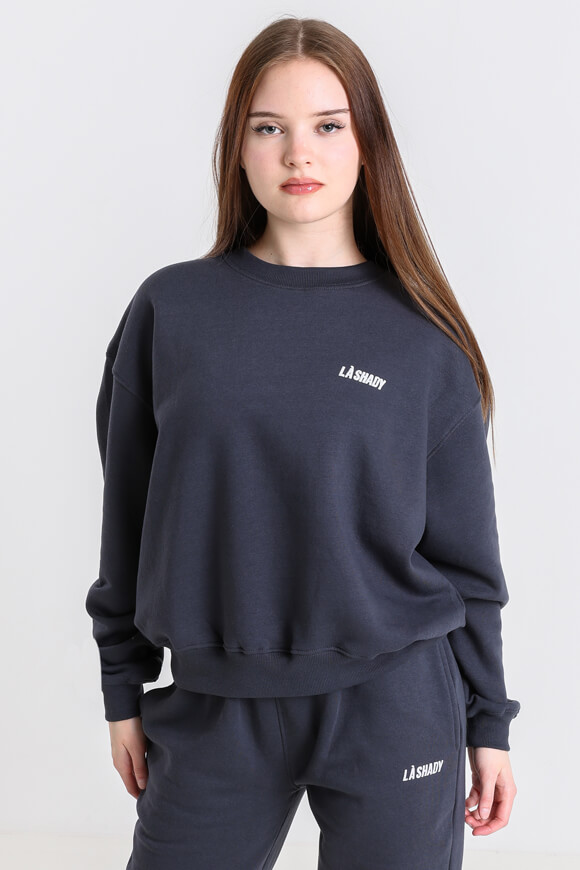 LA SHADY Sweatshirt | Anthrazit | Damen  | XS von LA SHADY