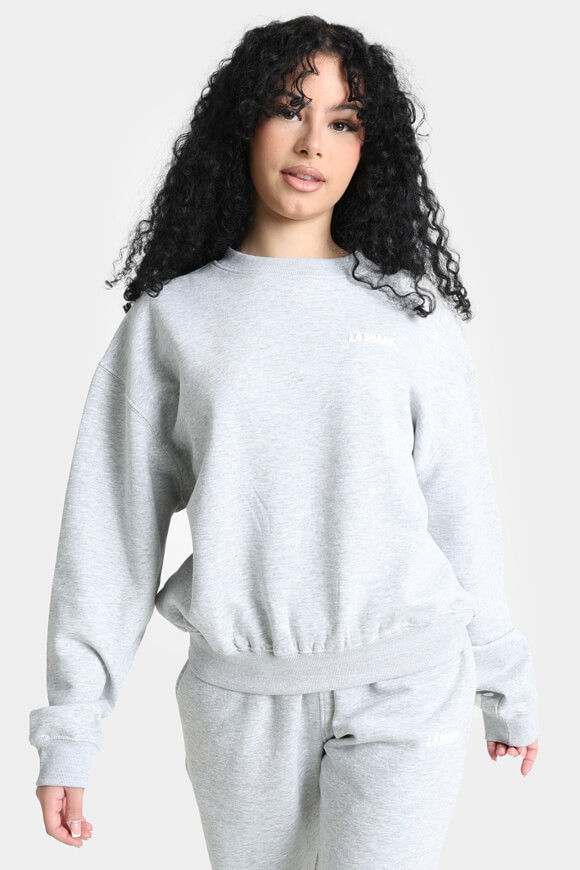 LA SHADY Sweatshirt | Grau meliert | Damen  | XS von LA SHADY