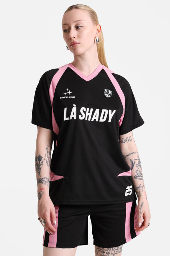 LA SHADY T-Shirt | Schwarz + Rosa | Damen  | L von LA SHADY