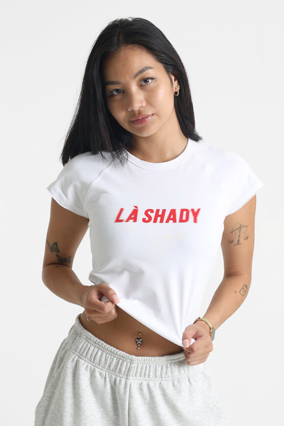 LA SHADY T-Shirt | Weiss | Damen  | L von LA SHADY