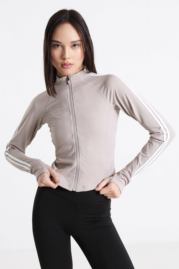 LA SHADY Trainingsjacke | Beige | Damen  | L von LA SHADY