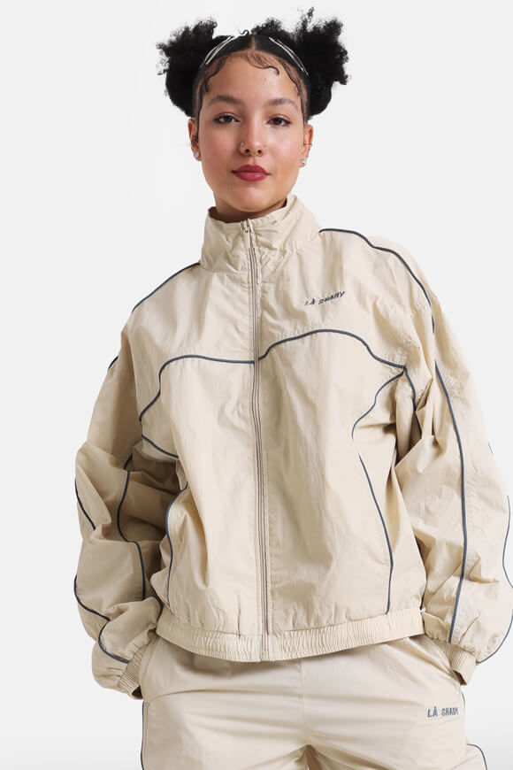 LA SHADY Trainingsjacke | Beige | Damen  | M von LA SHADY