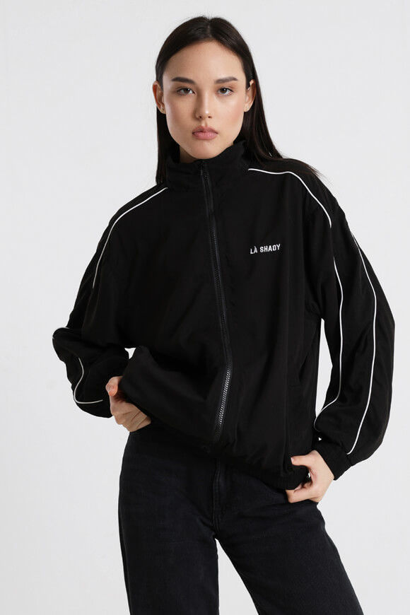 LA SHADY Trainingsjacke | Schwarz | Damen  | L von LA SHADY