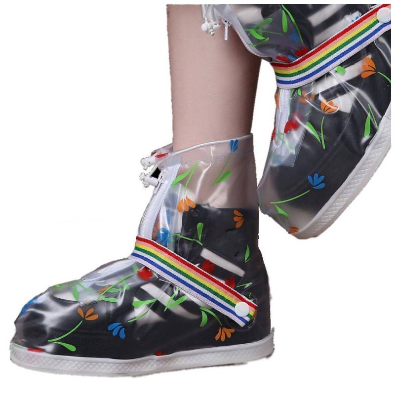 Rainbow Day Überziehschuhe Damen Transparent 36-37 von LA VAGUE