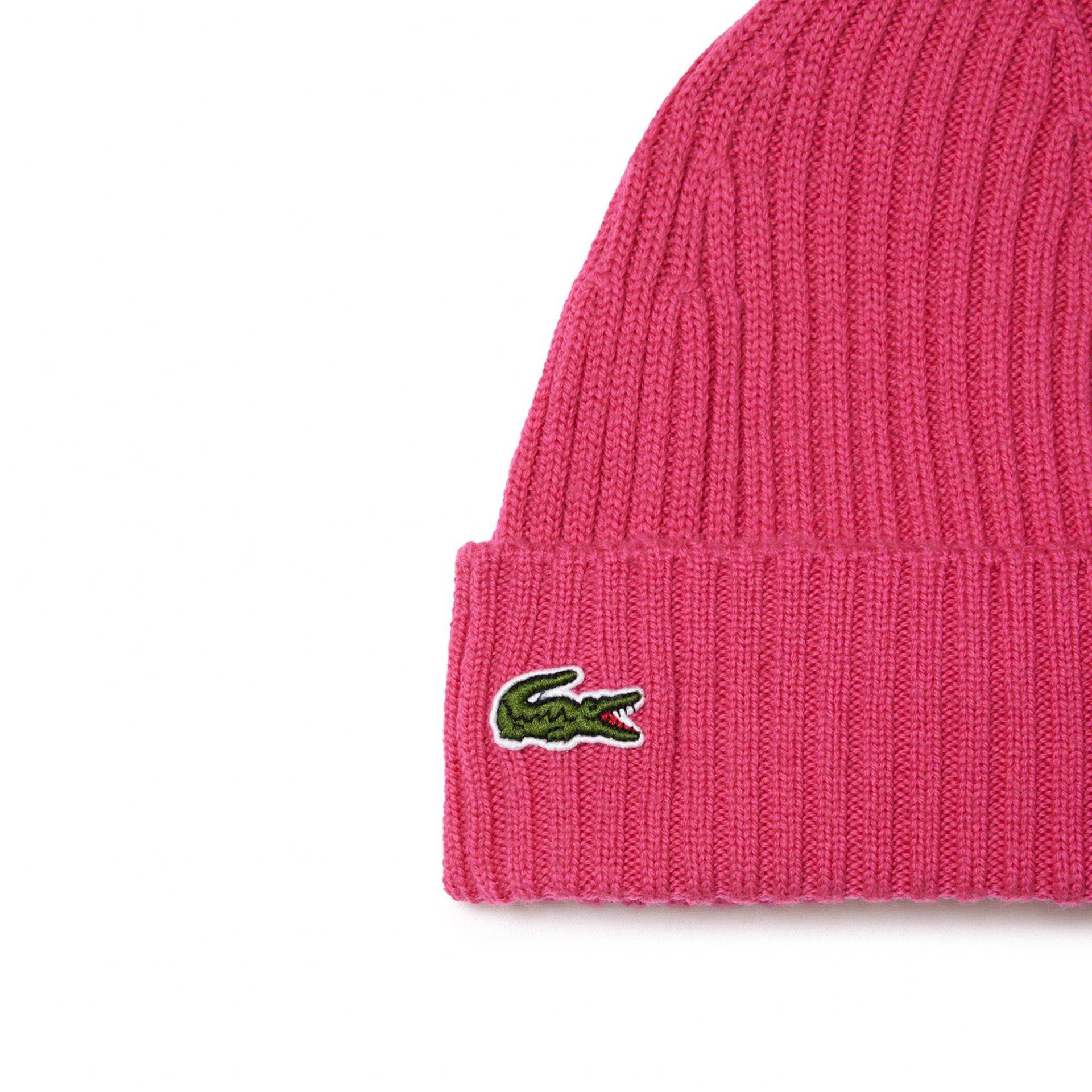 Beanie Damen Fuchsia ONE SIZE von LACOSTE