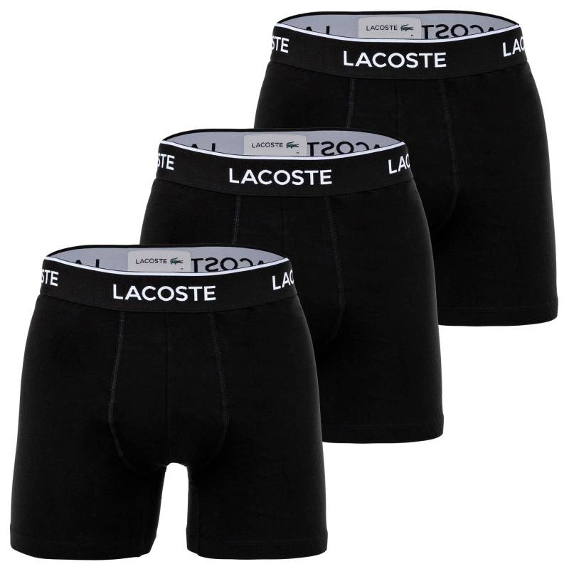 Boxershort Stretch Herren Schwarz M von LACOSTE