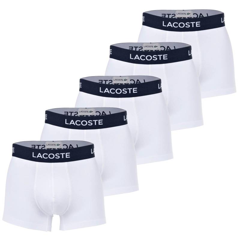 Boxershort Stretch Herren Weiss L von LACOSTE