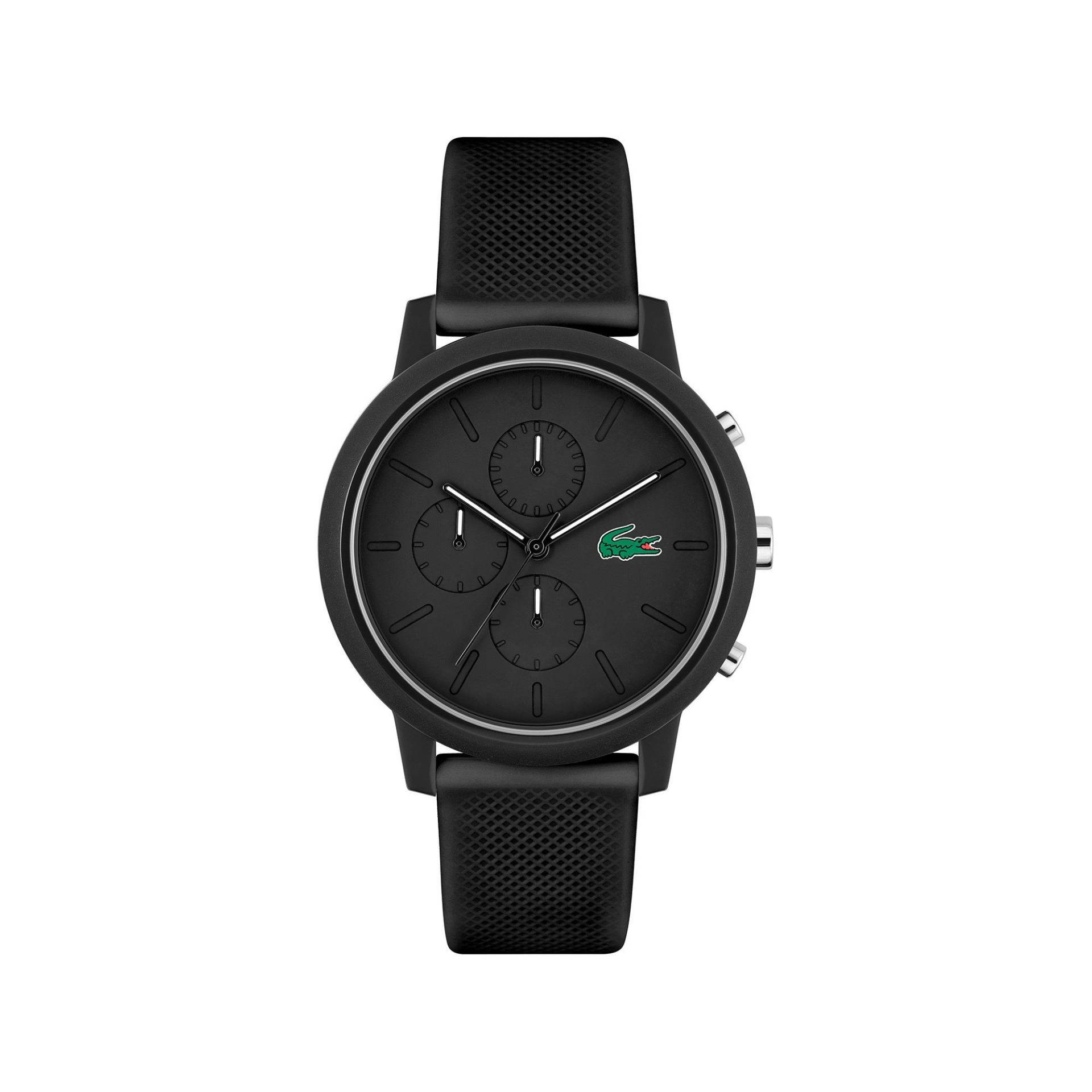 Chronograph Uhr Herren Black 43mm von LACOSTE