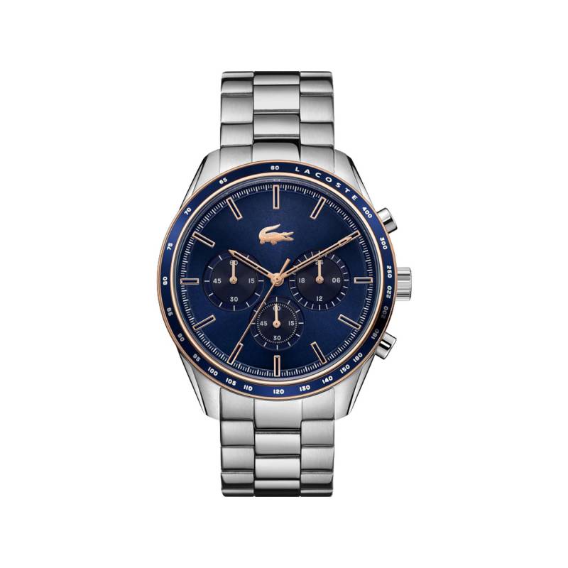 Chronograph Uhr Herren Silber 42mm von LACOSTE