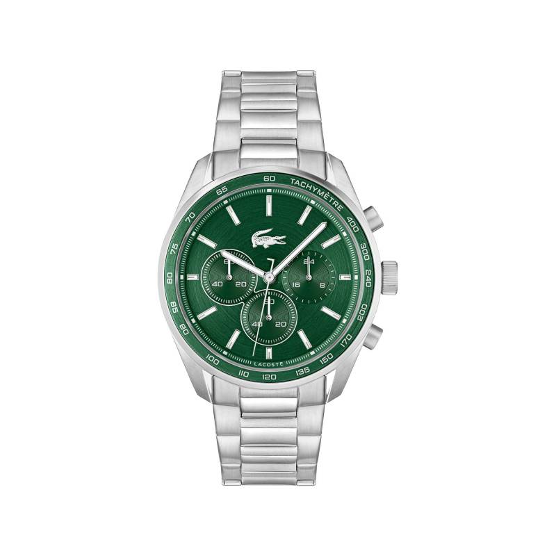 Chronograph Uhr Herren Silber 42mm von LACOSTE