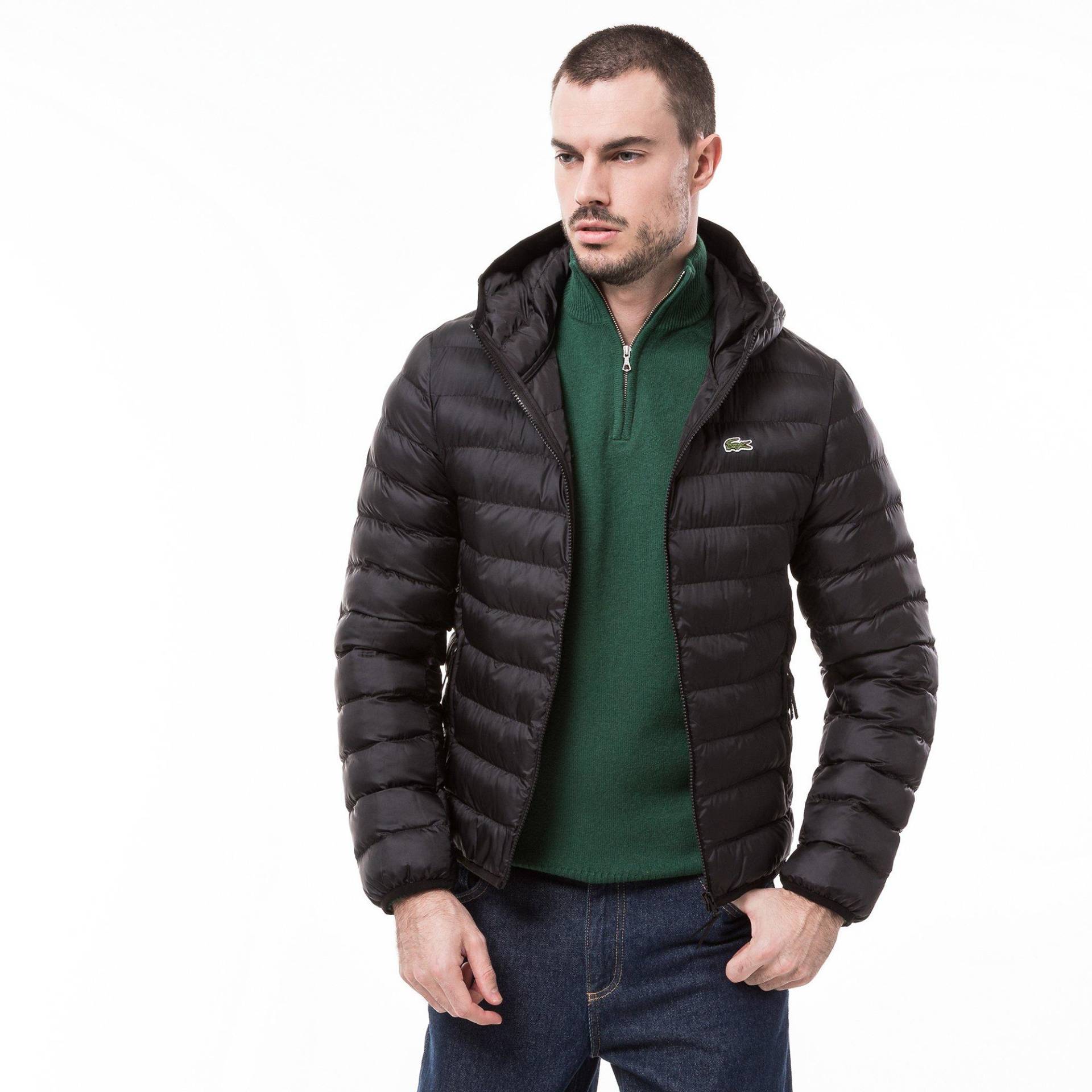 Daunenjacke Herren Noir  48 von LACOSTE