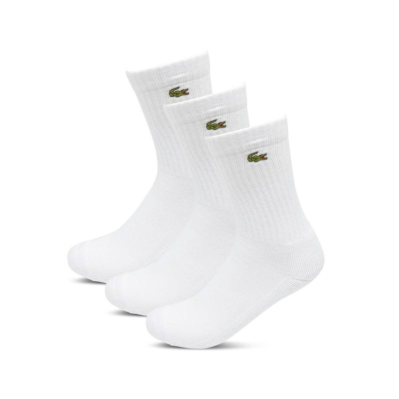 Multipack, Socken Herren Weiss 39-42 von LACOSTE