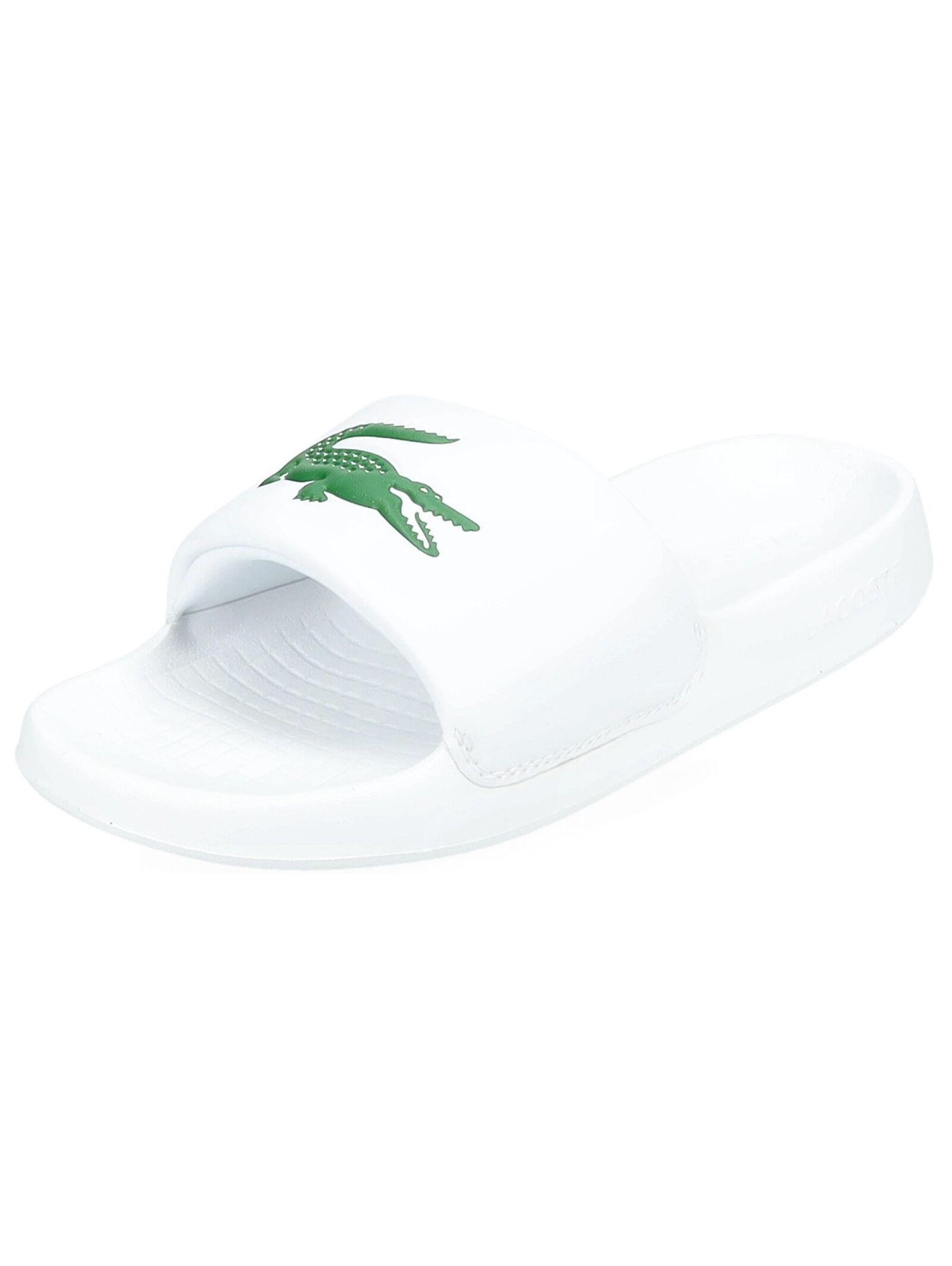 Pantoletten 45cfa0002 Herren Weiss 37 von LACOSTE