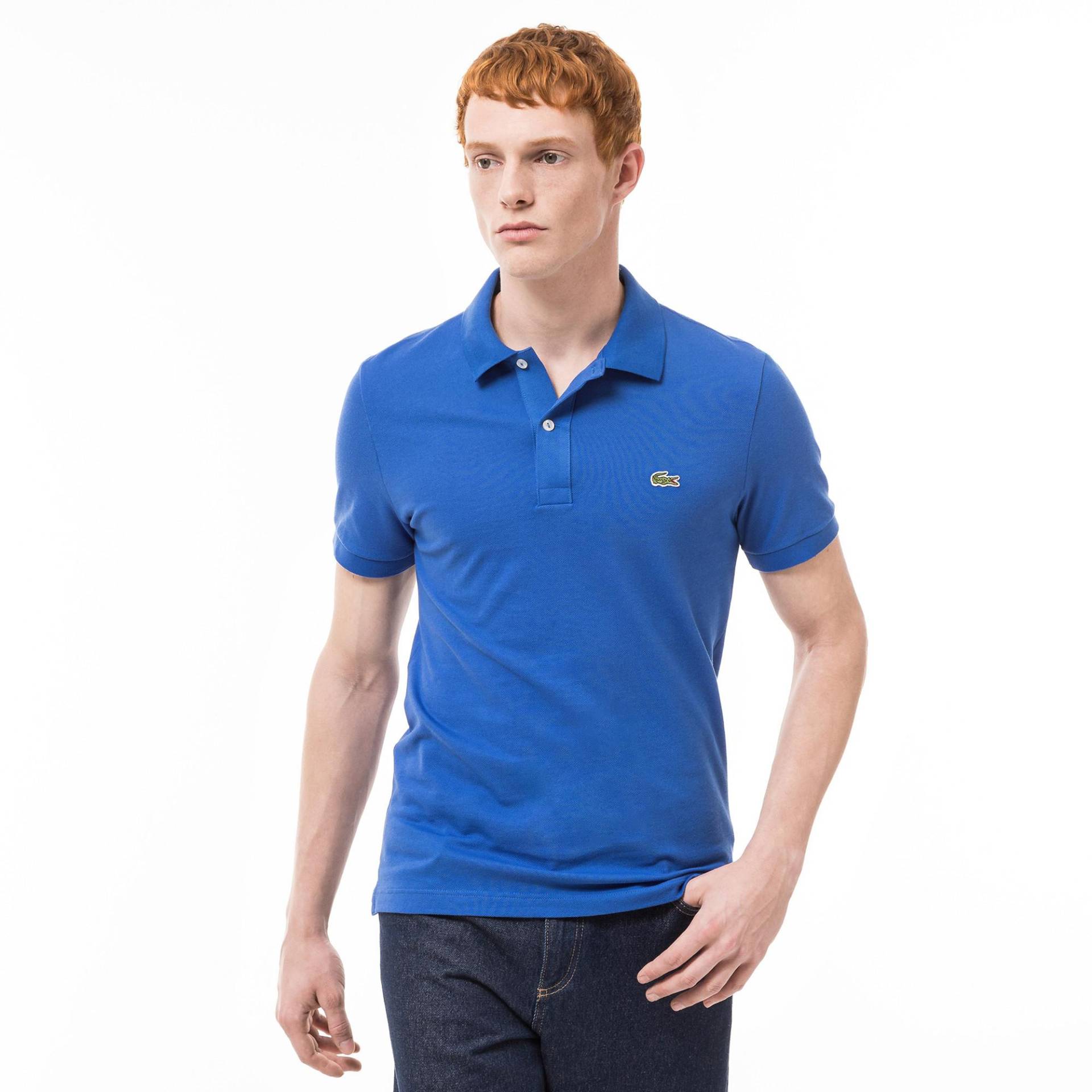 Poloshirt, Kurzarm Herren Blau T4 von LACOSTE