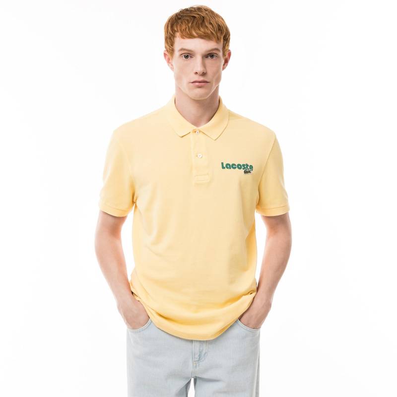 Lacoste - Poloshirt, kurzarm, für Herren, Gelb, Größe T4 von Lacoste