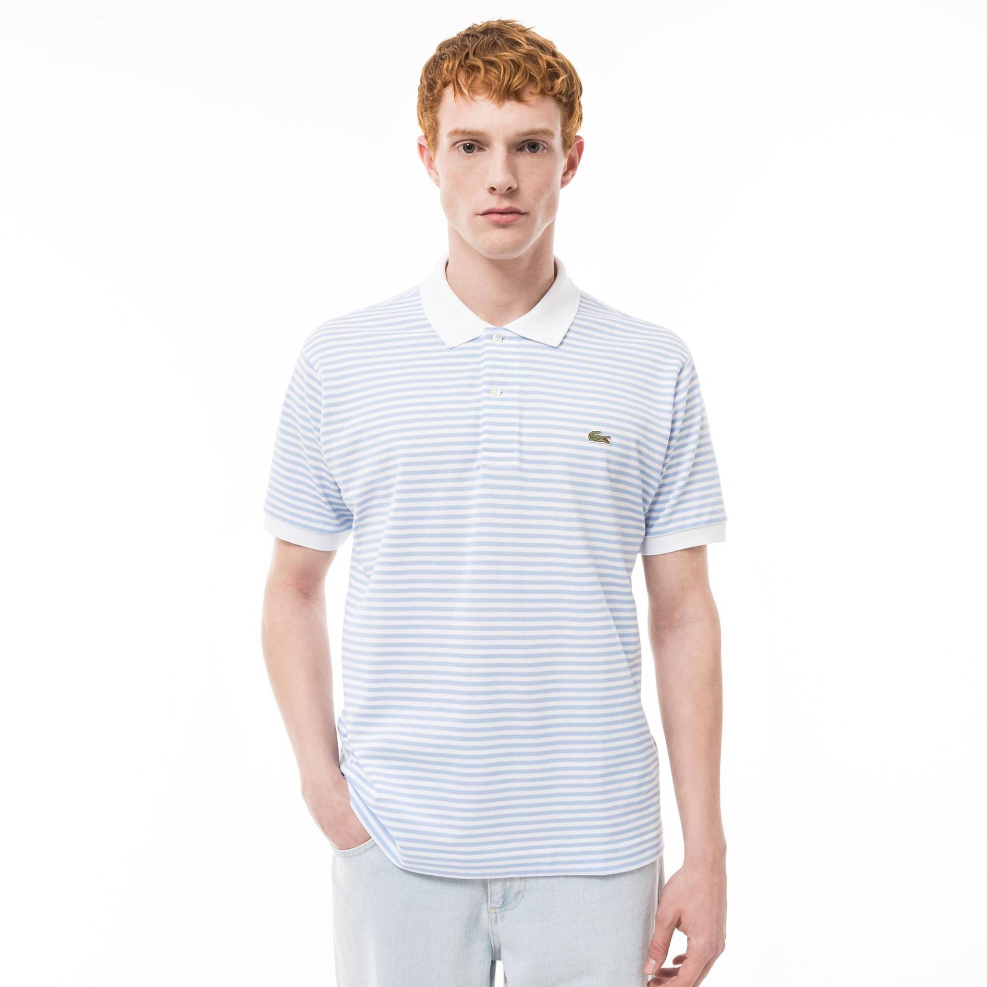 Lacoste - Poloshirt, kurzarm, für Herren, Hellblau, Größe T5 von Lacoste