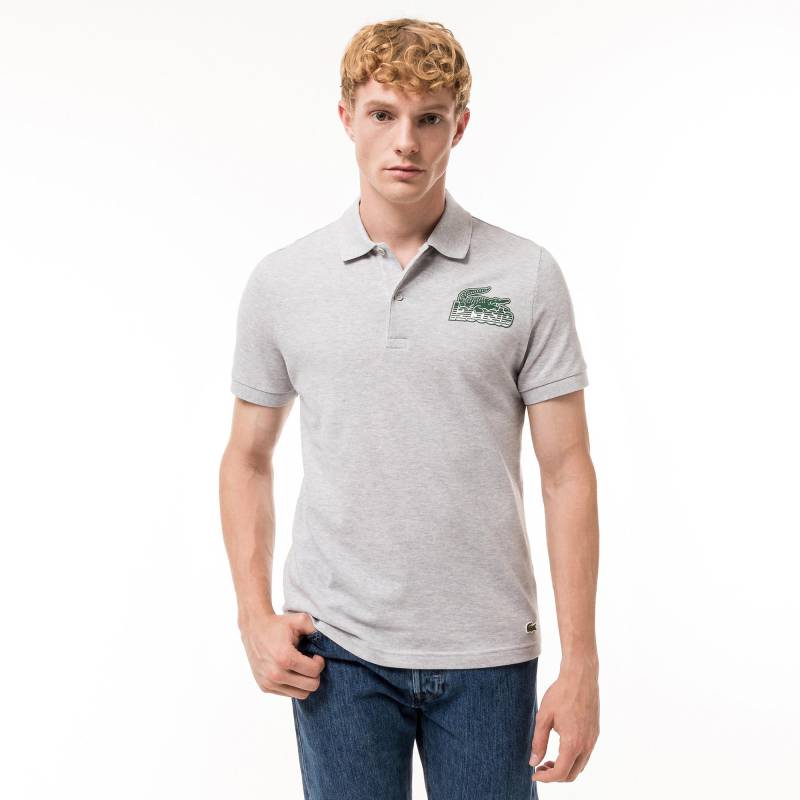 Lacoste - Poloshirt, kurzarm, für Herren, Hellgrau, Größe T3 von Lacoste