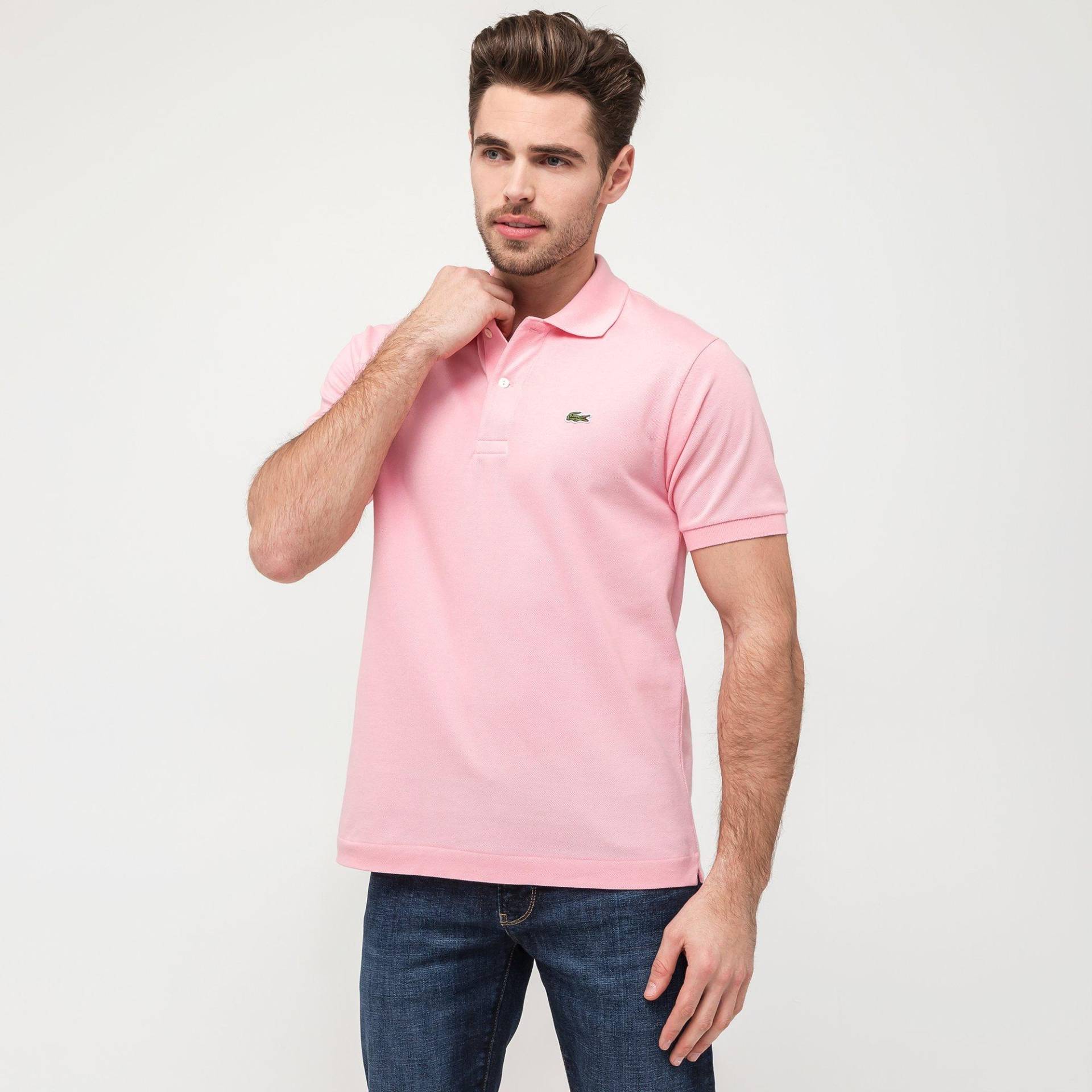 Poloshirt, Kurzarm Herren Pink T7 von LACOSTE