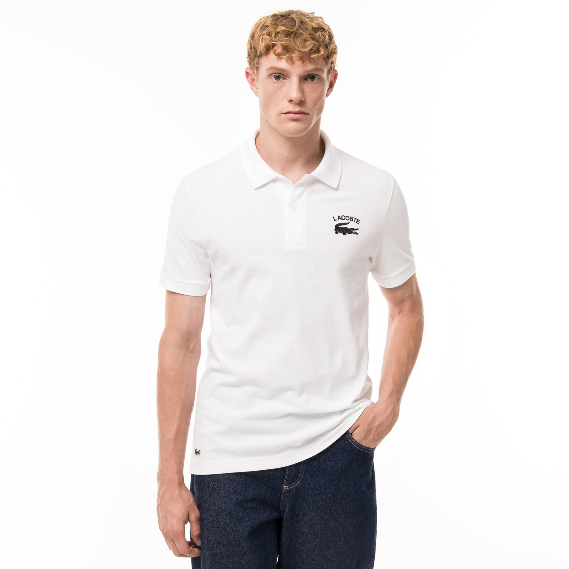 Poloshirt, Kurzarm Herren Weiss T3 von LACOSTE