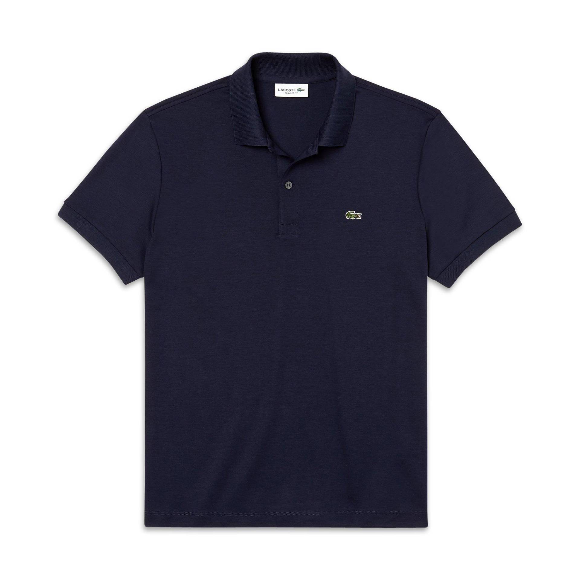 Lacoste - Poloshirt, Modern Fit, kurzarm, für Herren, Marine Größe T4 von Lacoste