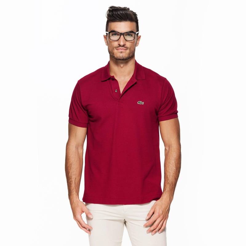 Poloshirt Classic Fit, Kurzarm Herren Bordeaux T7 von LACOSTE