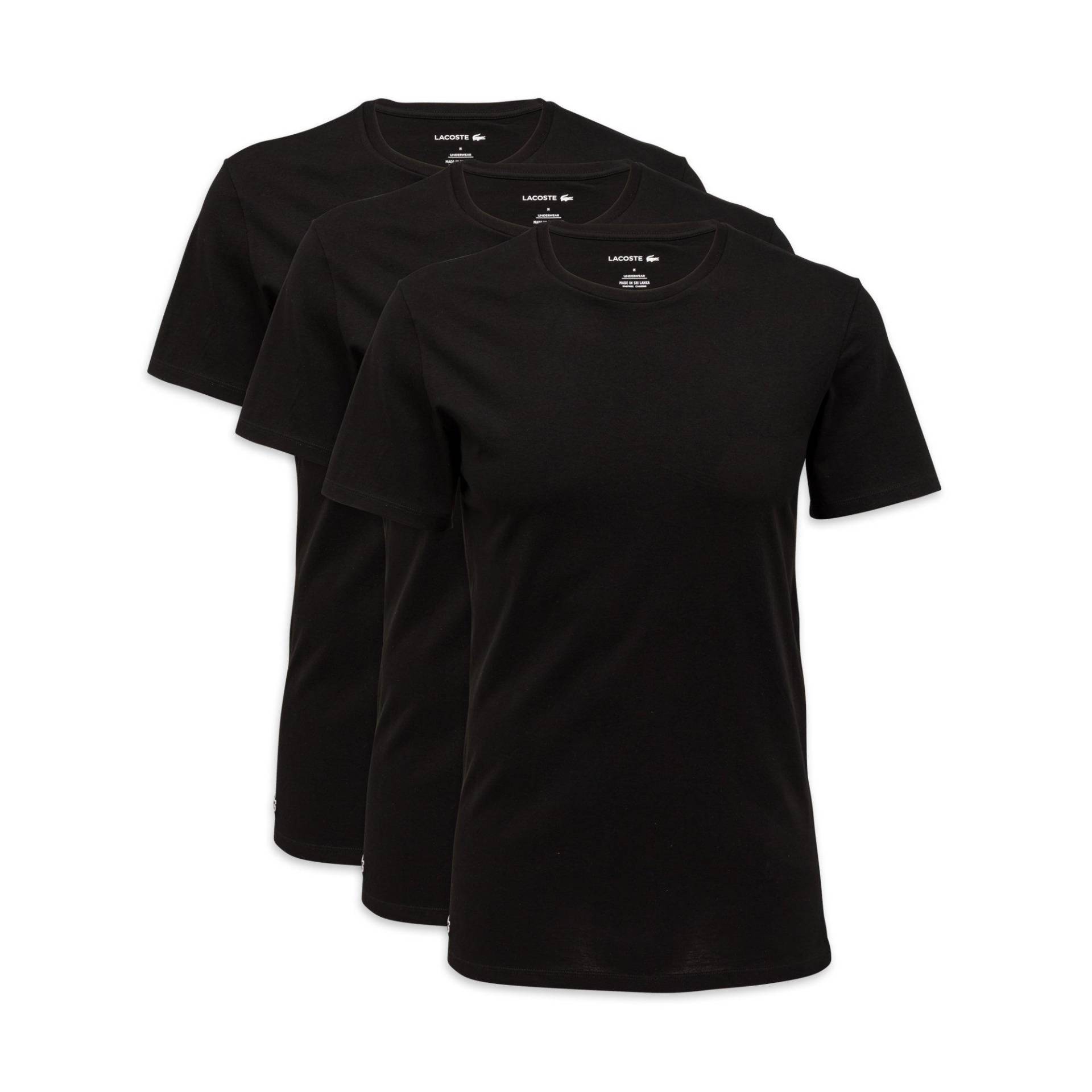 T-shirt, Rundhals, Kurzarm Herren Black XXL von LACOSTE