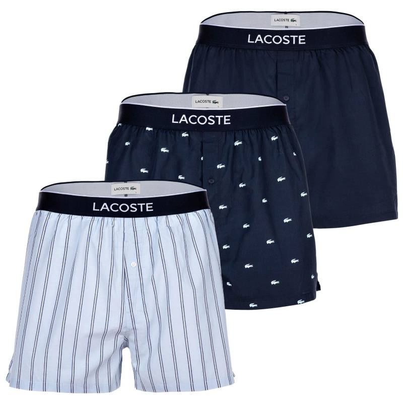 Web-boxershorts Herren Blau XL von LACOSTE