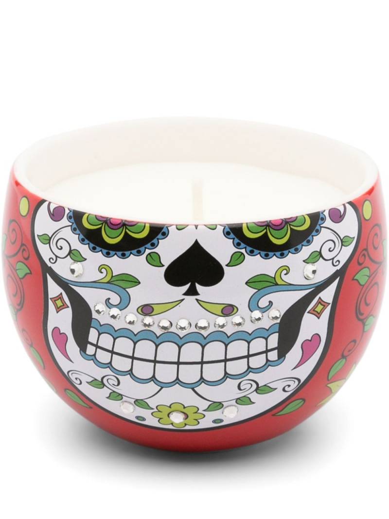 LADENAC Skull egg-shaped candle (200g) - Red von LADENAC