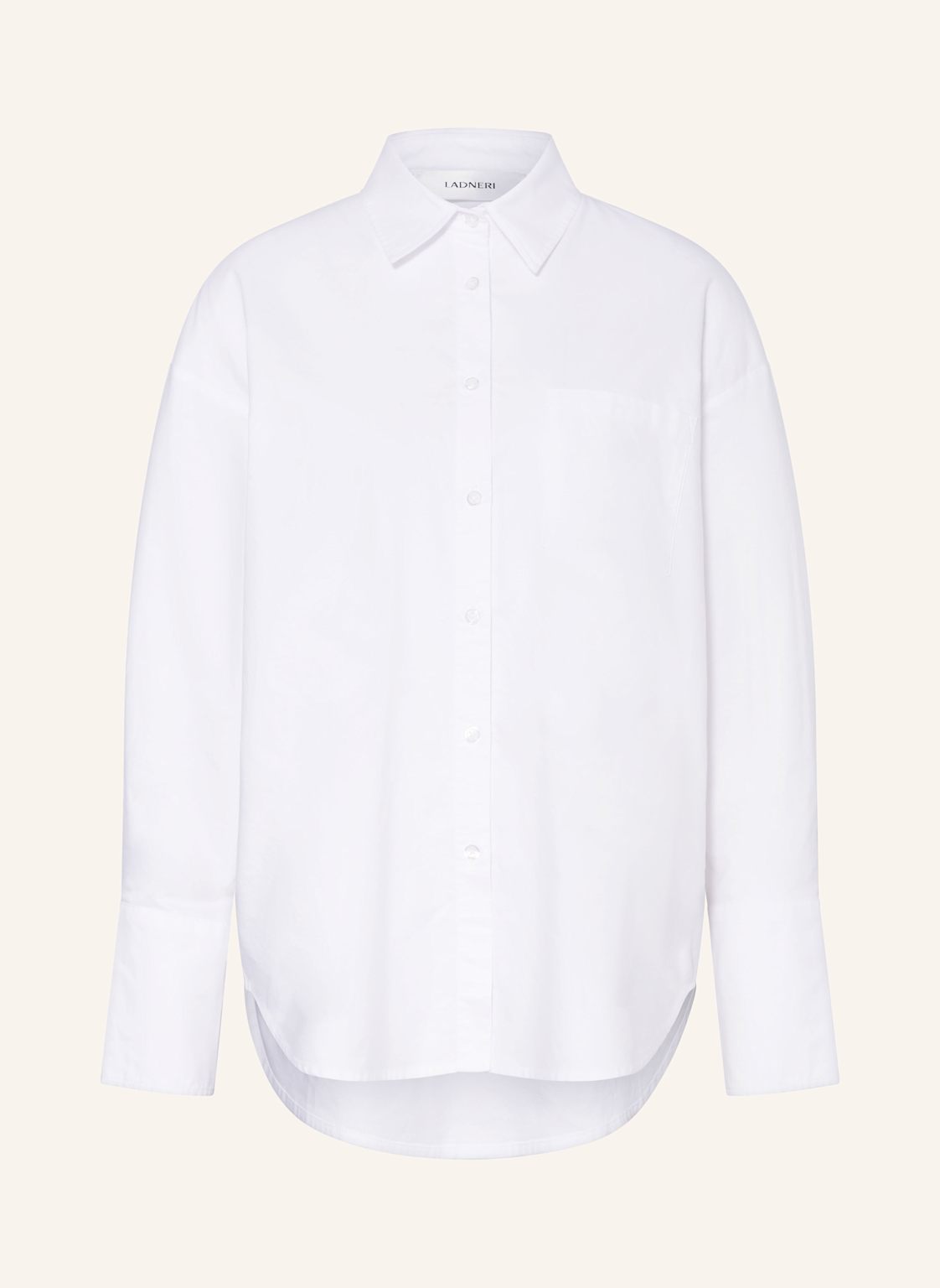 Ladneri Hemdbluse St. Germain Oxford weiss von LADNERI