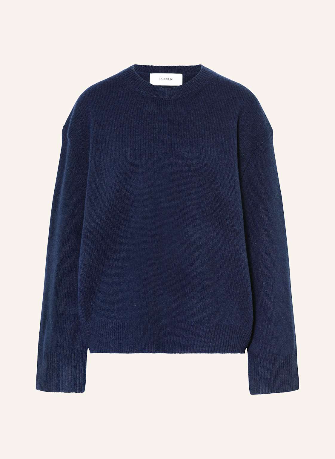 Ladneri Pullover Charlot Aus Merinowolle Mit Cashmere blau Ladneri Pullover Charlot Aus Merinowolle Mit Cashmere blau von LADNERI