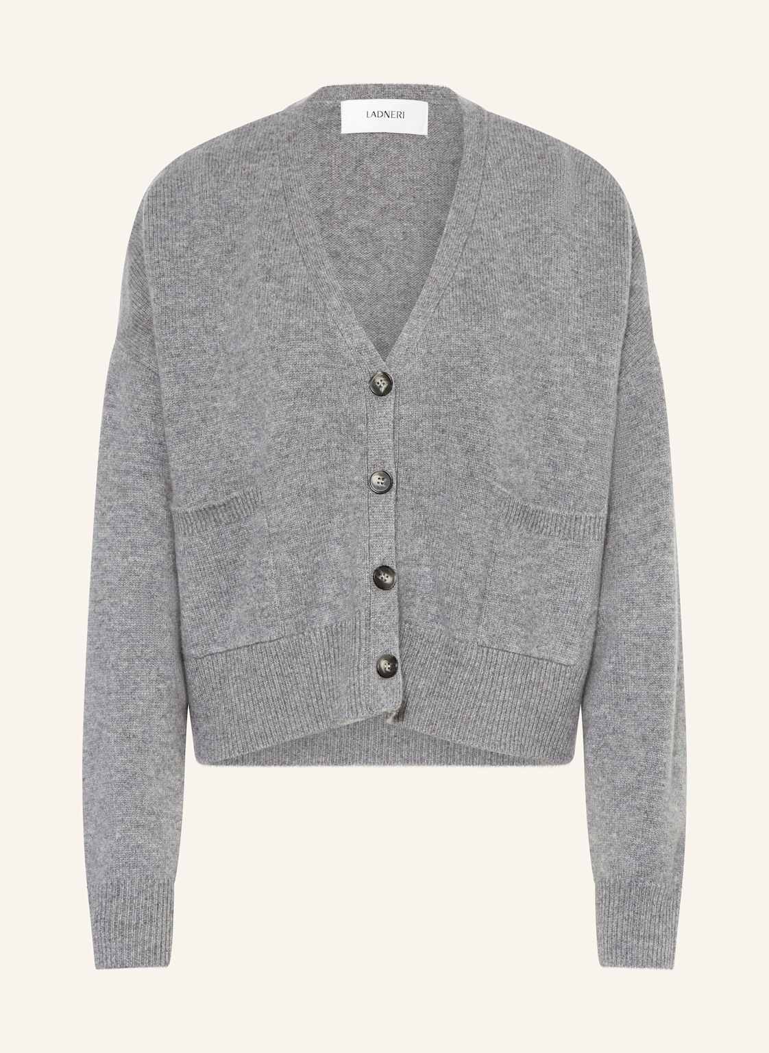 Ladneri Strickjacke Ramatuelle Aus Cashmere grau von LADNERI