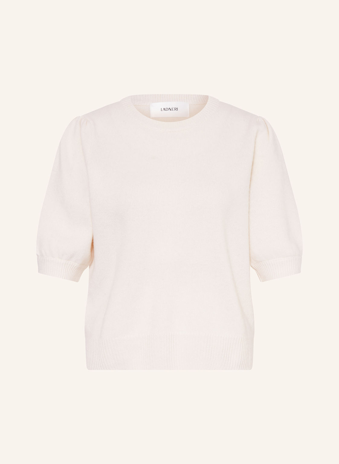 Ladneri Strickshirt Poupette Aus Cashmere weiss von LADNERI