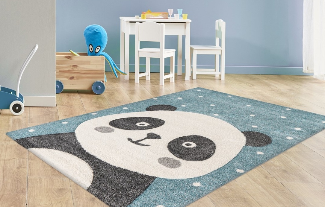 Arte Espina Kinderteppich »Amigo 522«, rechteckig, 15 mm Höhe, Panda Bär Motiv von Arte Espina