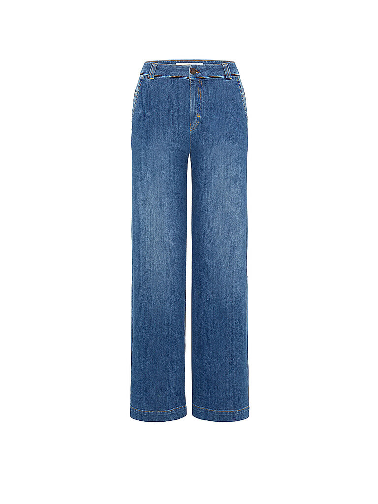 LANIUS Jeans Wide Leg blau | 42 von LANIUS