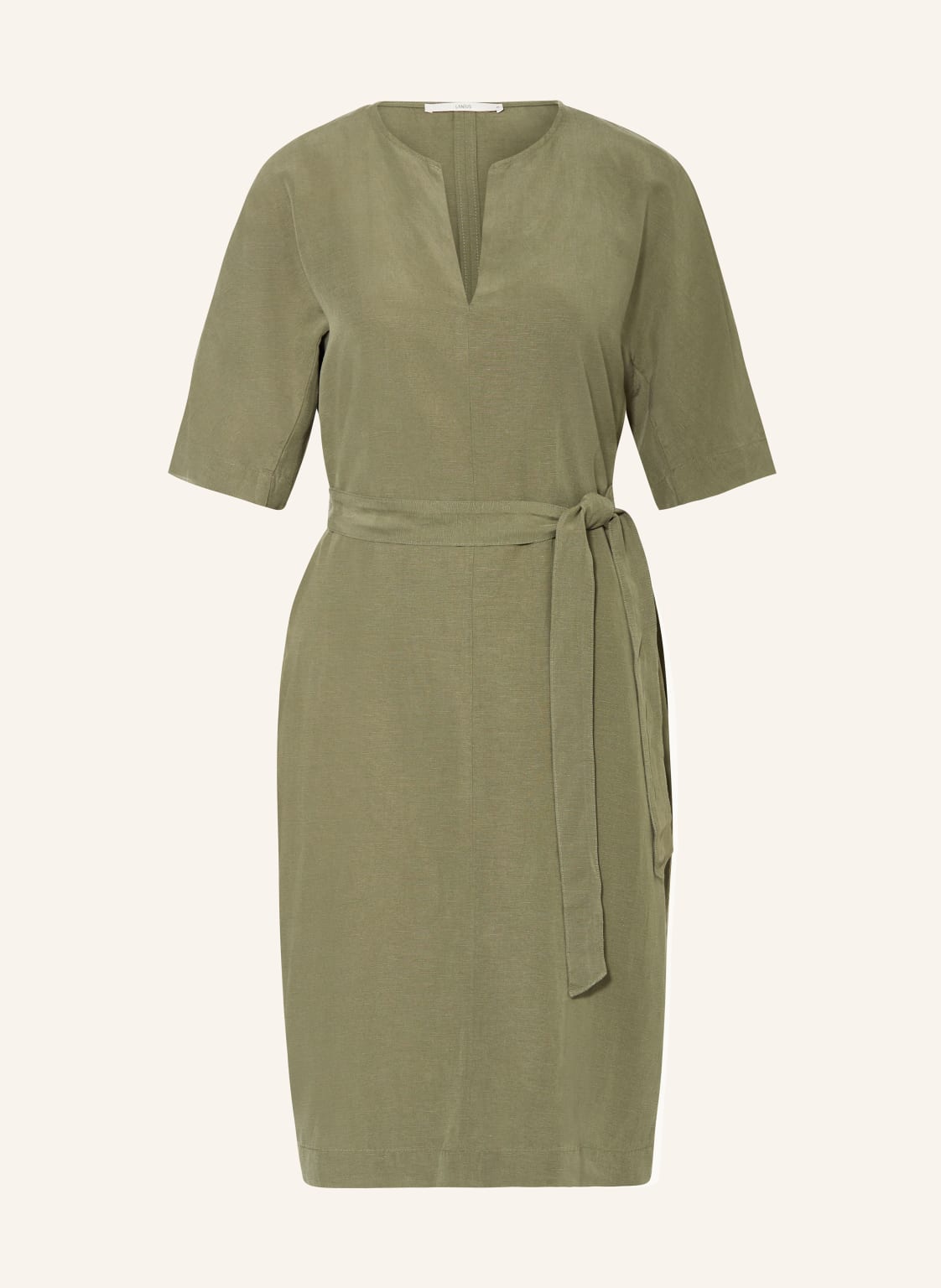 Lanius Kleid Mit Leinen gruen Lanius Kleid Mit Leinen gruen von LANIUS