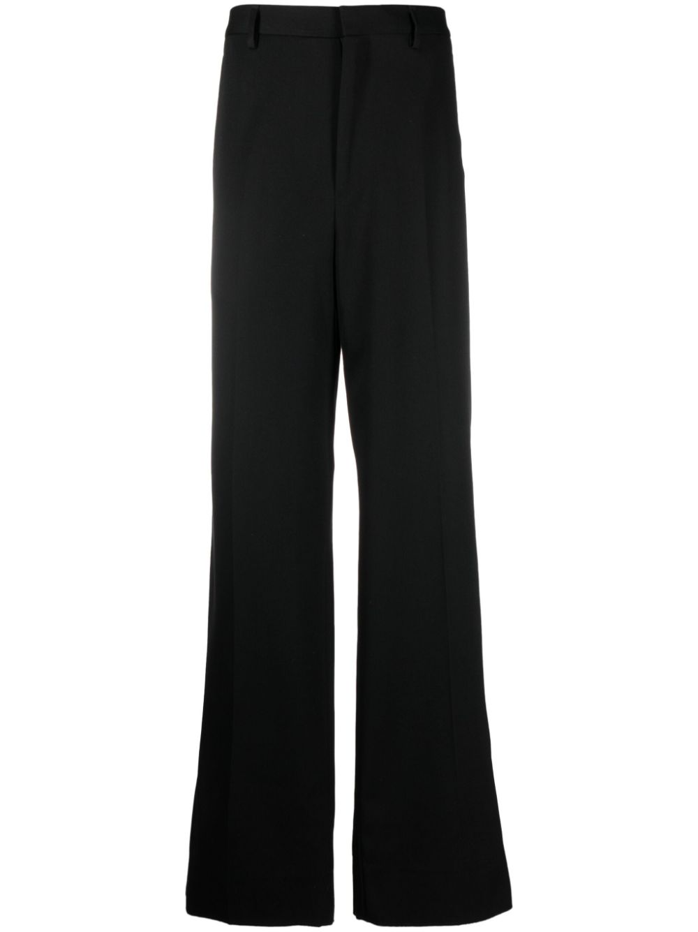 Lanvin wide-leg wool trousers - Black von Lanvin