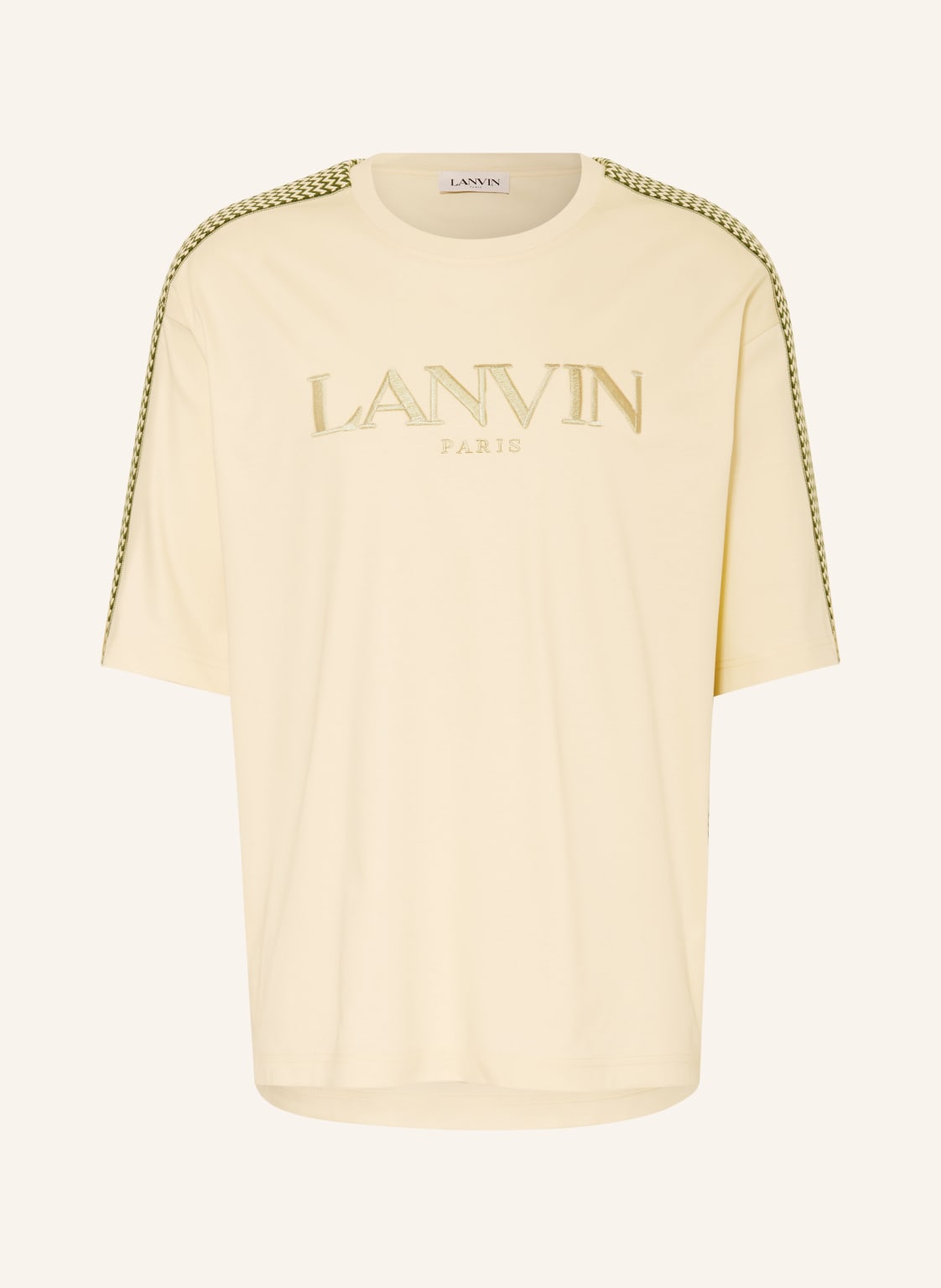 Lanvin Oversized-Shirt Mit Galonstreifen gelb von LANVIN