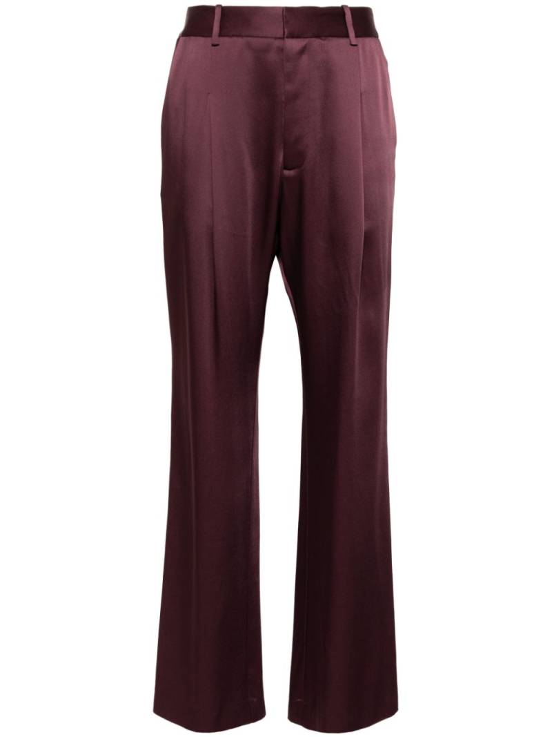 LAPOINTE high-waisted trousers - Purple von LAPOINTE