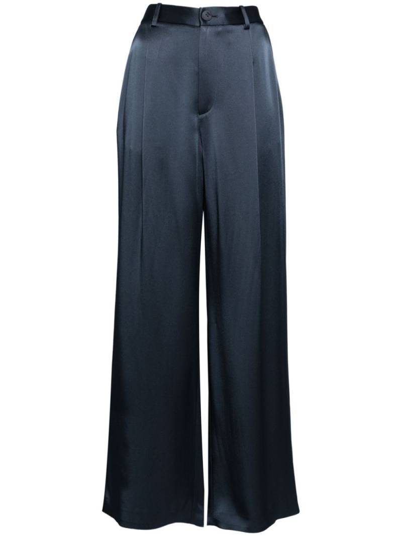 LAPOINTE tailored satin trousers - Blue von LAPOINTE