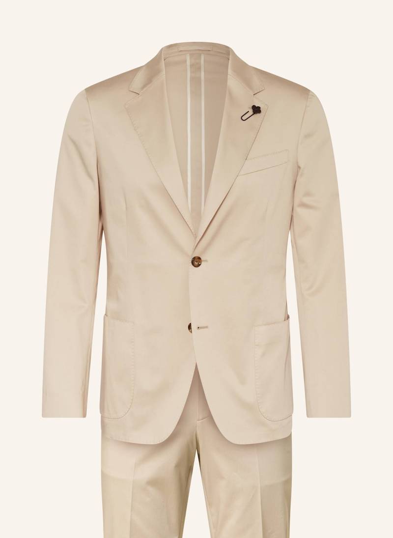 Lardini Anzug Extra Slim Fit beige von LARDINI