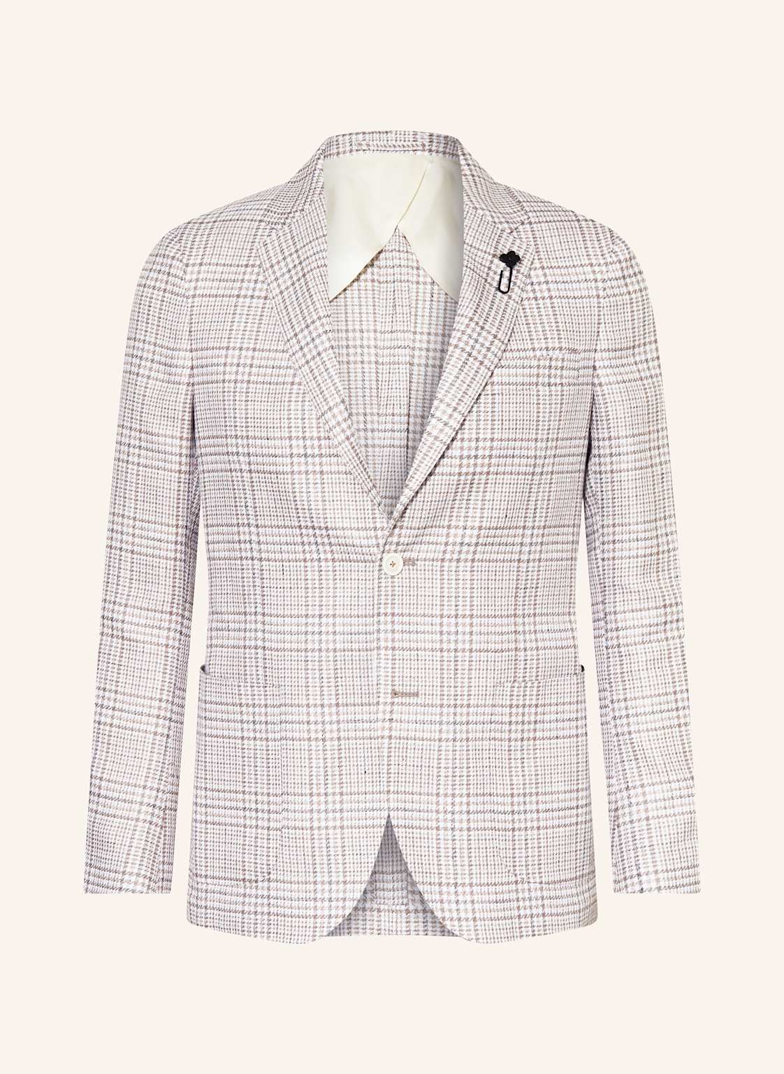Lardini Sakko Regular Fit Mit Leinen beige Lardini Sakko Regular Fit Mit Leinen beige von LARDINI