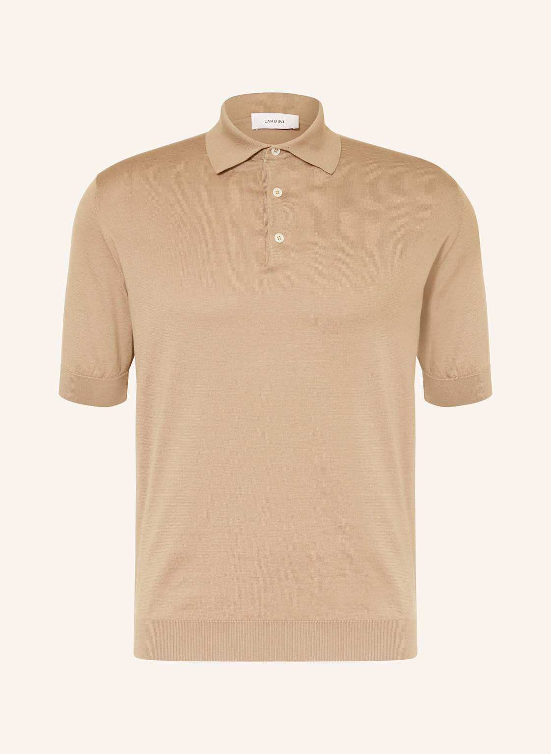 Lardini Strick-Poloshirt beige von LARDINI