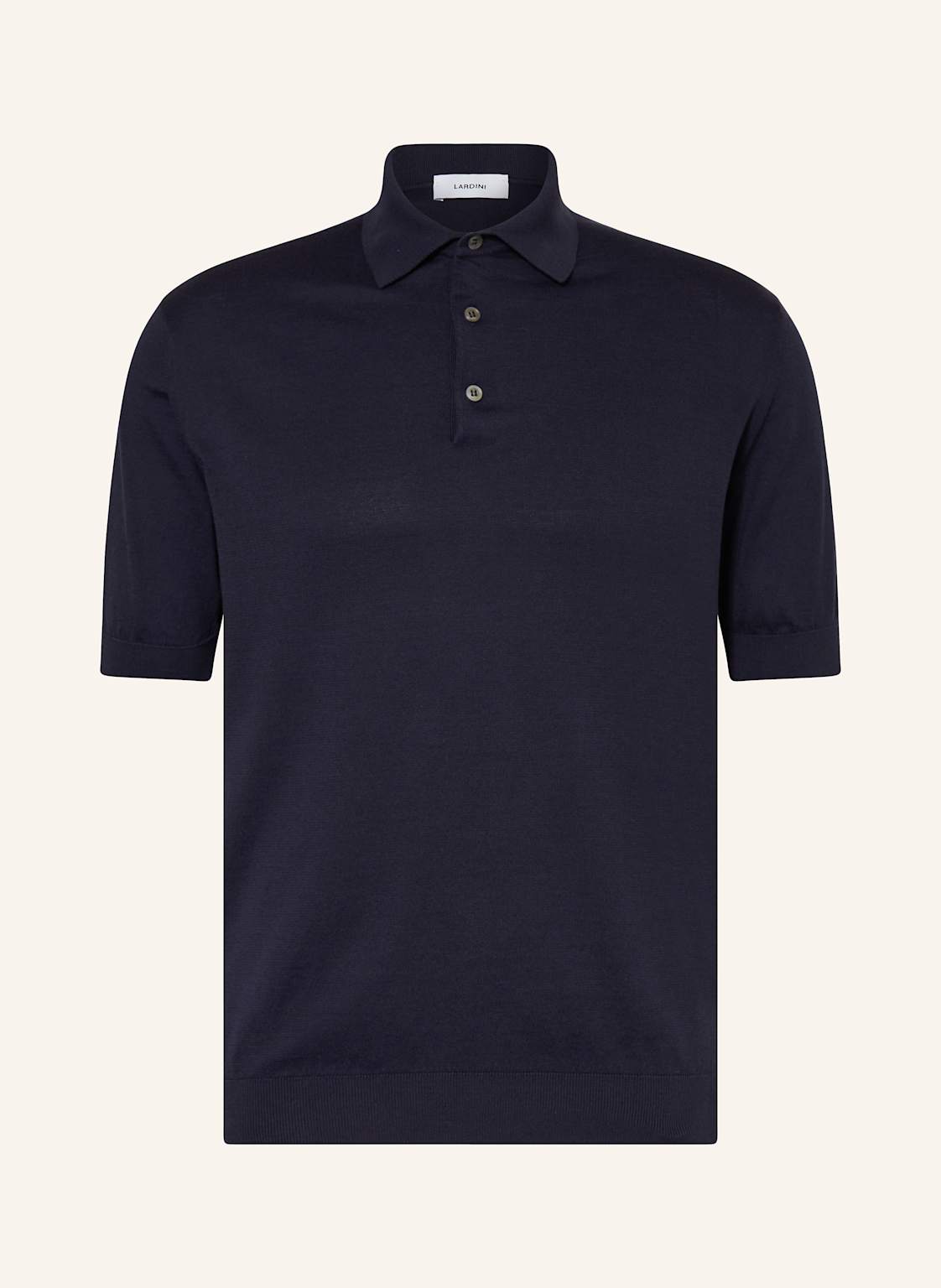 Lardini Strick-Poloshirt blau von LARDINI