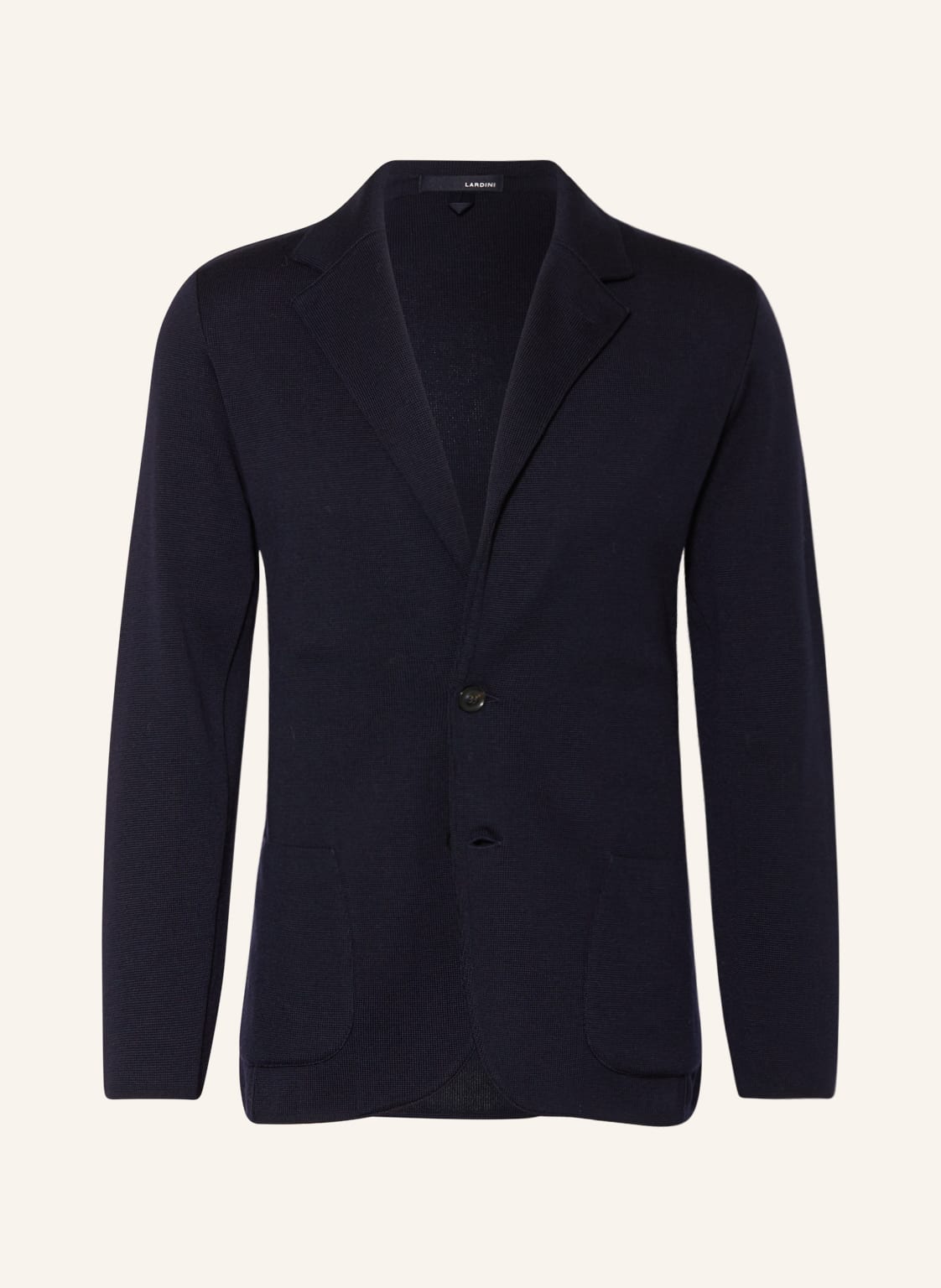 Lardini Stricksakko Extra Slim Fit blau Lardini Stricksakko Extra Slim Fit blau von LARDINI